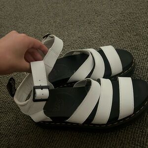 Dr Marten Platform Sandals in a size 8